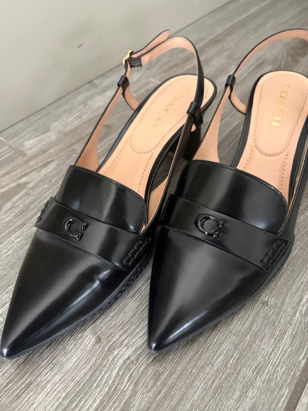 Coach Slingback Heels - Picture 2 of 5